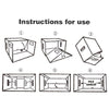 G-PLUS Comic Book Storage Comic Book Box Holds 150-175 Comics Collapsible Moistureproof Archival Cardboard 5 Pack