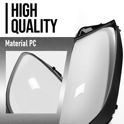 G-PLUS Headlight Lens Cover Compatible with Benz S-Class W222 S560 S450 S63 AMG 2018-2020 Right Side Front Headlamp Lens Cover Clear