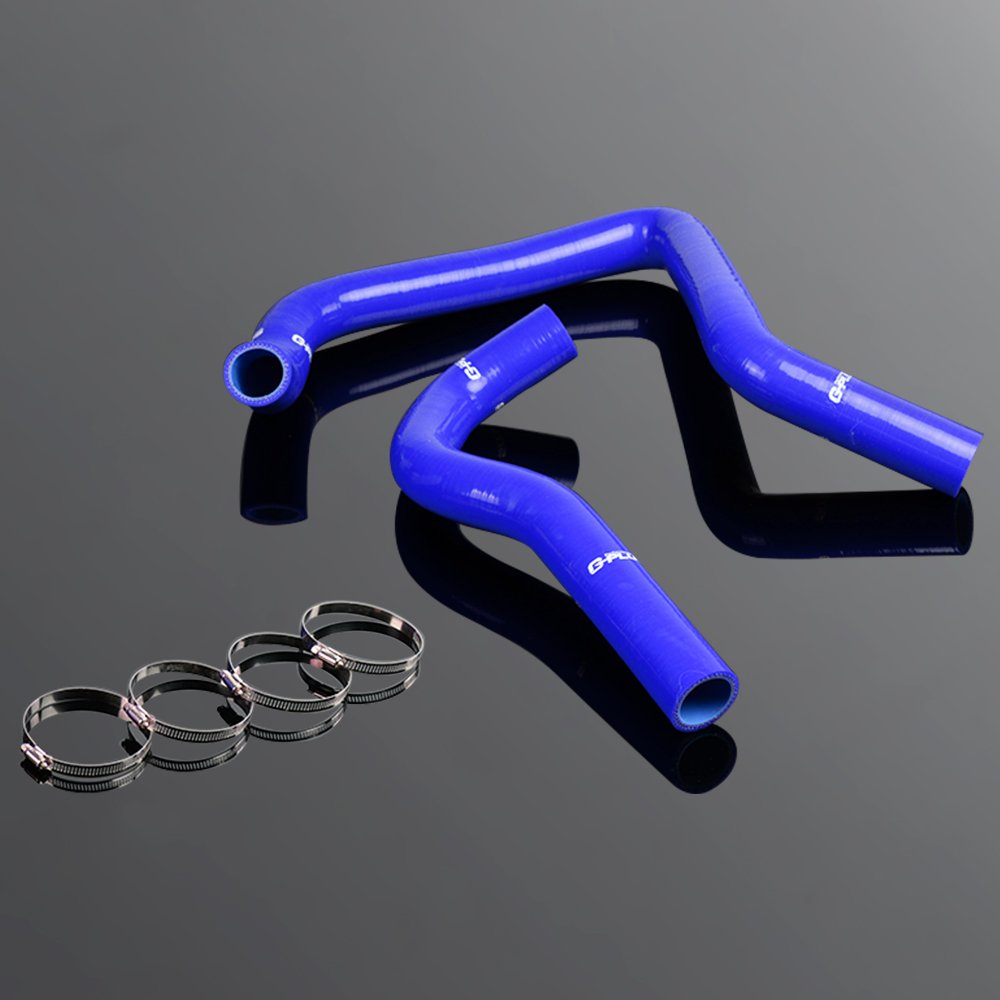 G-PLUS Silicone Radiator Coolant Hose Pipe Kit Clamps Compatible With 1994-2001 Acura IntEGra DB6-DC2 DC,Blue