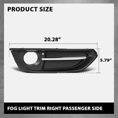 G-PLUS Fog Light Cover Trim for BMW 230i xDrive 2017-2021 Right Side Side View