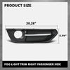 G-PLUS Front Passenger Right Side Fog Light Cover Trim Driving Lamp Compatible with BMW 230i xDrive Base 2017-2021 For Sport Line Models Without M Sport Package 51117343732, BM1039163 Black