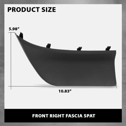 G-PLUS Front Fascia Spat Right Passenger Side Stone Deflector Compatible with Jeep Grand Cherokee L 2021-2024 68421752AB