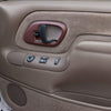 G-PLUS Interior Door Handle Trim Bezel 2pcs Compatible with 1995-2002 Chevy C3500 Truck 1995-2000 GMC C2500 Truck 1995-1999 GMC Suburban K1500 15708081 15708082