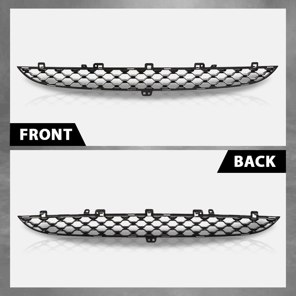 G-PLUS Front Bumper Grille Grill Compatible with Jaguar F-Type 2014-2017 Replacement for T2R2860