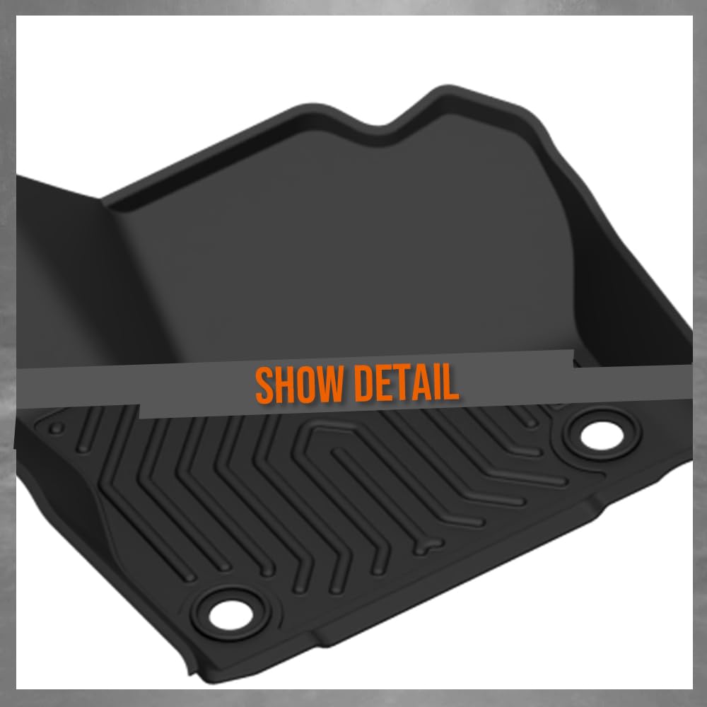 G-PLUS TPE Floor Mats Fit Jeep Grand Cherokee 2011-2021 Cherokee WK 2022-2023 1st & 2nd Row Truck Accessories Cargo Liners All Weather Protection 8PCS Black Alfombras para Carro