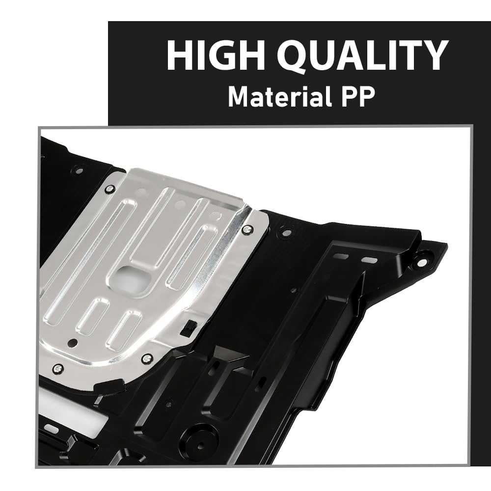 G-PLUS Engine Splash Shield Lower Engine Cover Assembly Compatible with Honda Civic 2012, Will Not fit MX and Si Trims,Fit Acura ILX 2013, Will Not fit 2.4L Engines 74110-TR3-A10 74110TR3A10