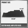 G-PLUS Custom Made Amplifier Rack Compatible with Ford F150 2009-2024 Fit Ford F250 F350 2017-2024 Black