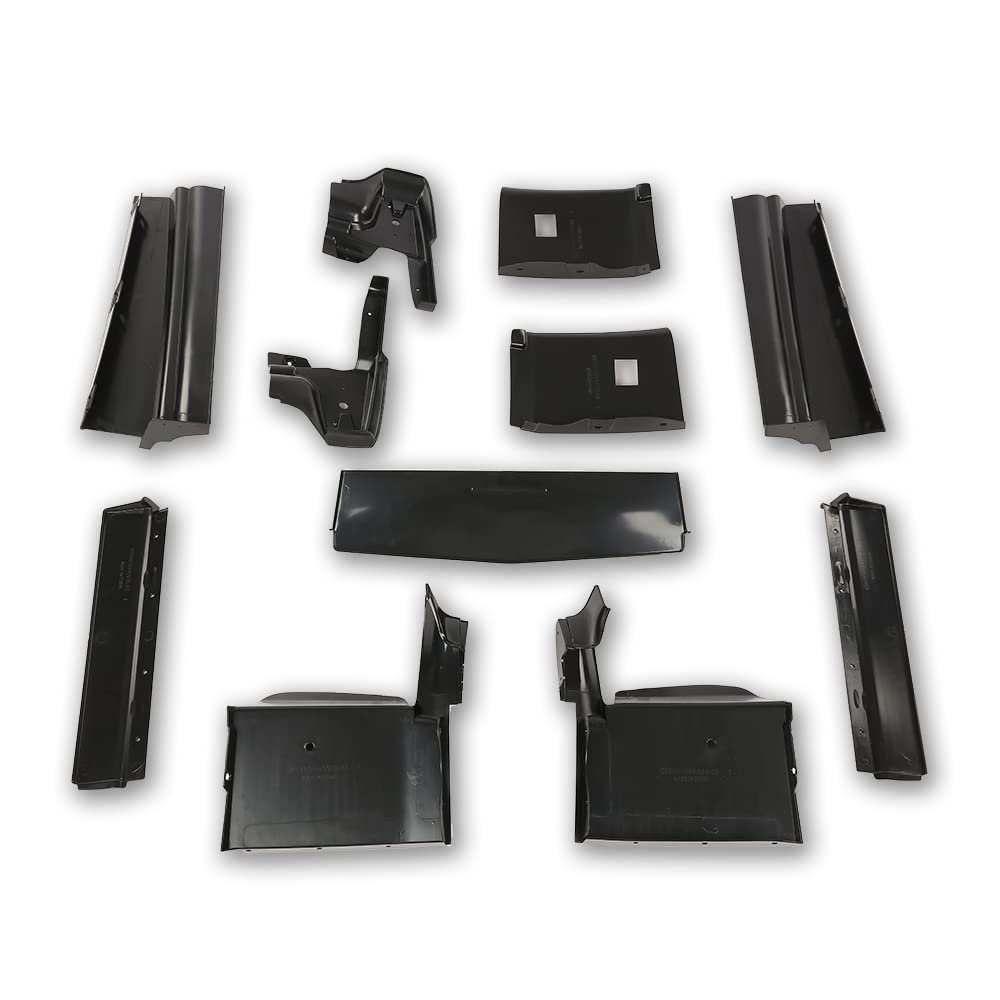 G-PLUS Front & Rear Painted Bumper Fillers 11Pcs, ABS Plastic Bumper Fillers Vehicle Set Compatible with Cadillac Eldorado 1979 1980 1981 1982 1983 1984 1985