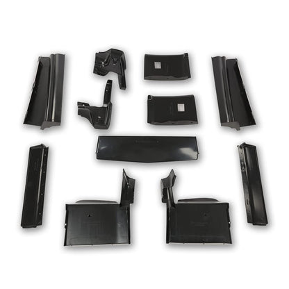 G-PLUS Front & Rear Painted Bumper Fillers 11Pcs, ABS Plastic Bumper Fillers Vehicle Set Compatible with Cadillac Eldorado 1979 1980 1981 1982 1983 1984 1985