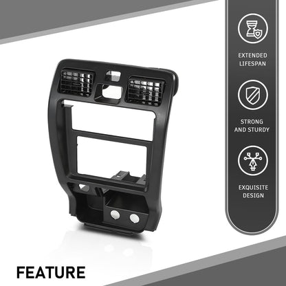 G-PLUS Center Dash Radio Climate Control Bezel Compatible with Toyota 4Runner 1999 2000 2001 2002 Black Dashboard Panel Cover Black