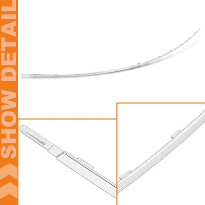 G-PLUS Rear Bumper Trim Molding Chrome Compatible with Benz E-Class 4-Door Sedan 2010-2014 Fit models without AMG Styling Package | OE Replacement 2128852021/MB1157129 | Direct Fit