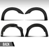 G-PLUS 4PCS Paintable Fender Flares Compatible with Nissan Frontier 2006-2020 Fit 5' Styleside Bed Fit Factory Chrome Front Bumper Black
