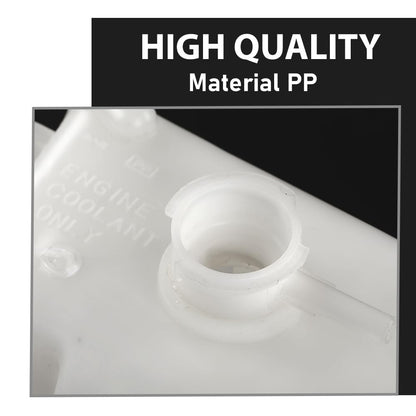 G-PLUS Radiator Coolant Overflow Tank Reservoir w/ Sensor White, Compatible with Mazda RX-8 2004-2011, N3H1-15-351G
