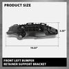 G-PLUS Front Left Bumper Retainer Support Bracket, Compatible with Toyota RAV4 2.5L 2019-2023/ RAV4 Prime 2.5L 2021-2023, 52536-0R070, 52536-42080