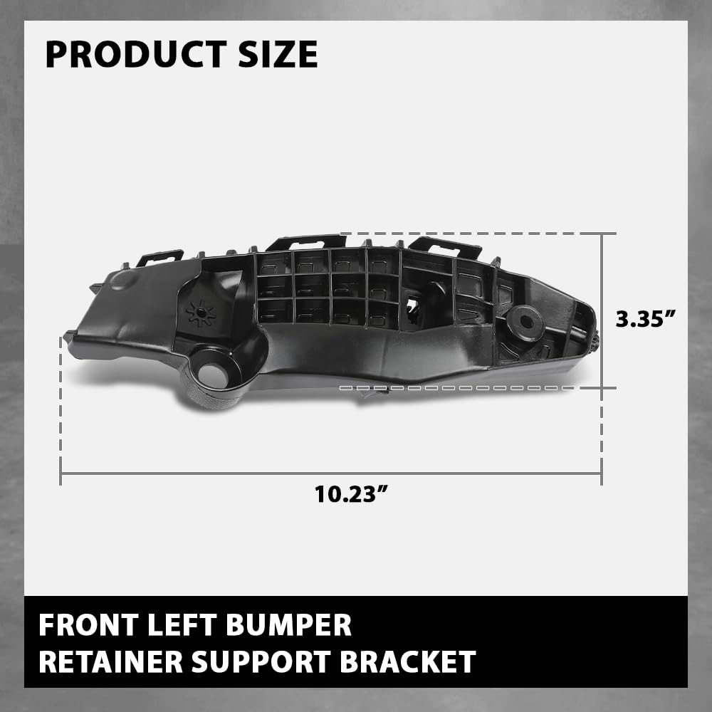 G-PLUS Front Left Bumper Retainer Support Bracket, Compatible with Toyota RAV4 2.5L 2019-2023/ RAV4 Prime 2.5L 2021-2023, 52536-0R070, 52536-42080