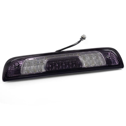 G-PLUS Rear LED Third Brake Light Compatible With 2014-2018 Chevy Silverado/GMC Sierra1500/2500HD/3500,3RD Cargo Led Tail Lamps Chrome Housing,Smoky Clear Lens