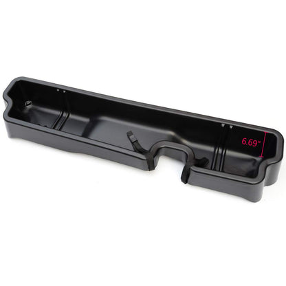 G-PLUS Under Seat Storage Box Compatible with Ford F150 Crew Cab/Extended Cab 2004-2008 Seat Storage Organizer Black 2005 2006 2007