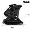 G-PLUS Front Bumper Grill Fog Light Cover w/Hole Left Side Compatible with Chevy Equinox RS 2021 2022 2023 84858996 84858997