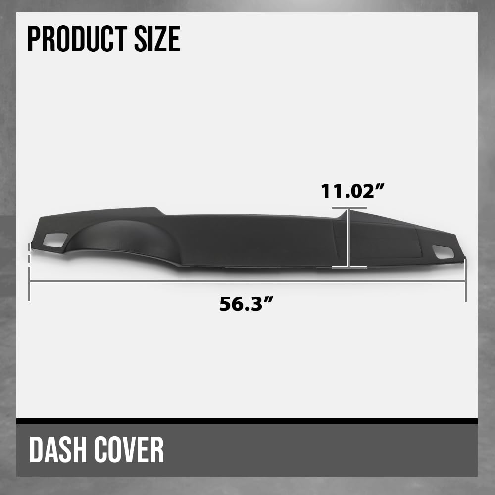 G-PLUS TPE Dashboard Dash Cover Compatible with 2005-2008 LR3 SE HSE/2005-2009 Range Rover Sport Supercharged/HSE 13-508LL