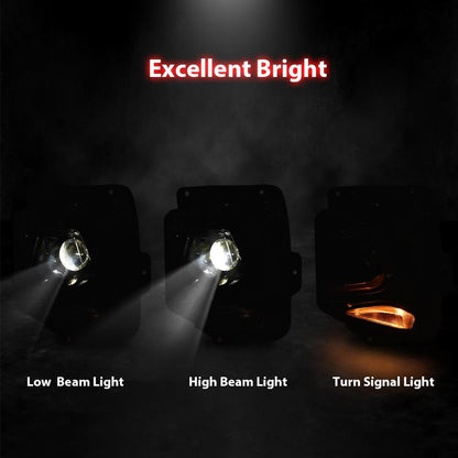 G-PLUS Headlight Headlamp Assembly w/Bulbs Compatible with Chevy Blazer 2019-2021 84588815, GM2502492, 84788649 Clear Lens Black Housing Left Driver Side Bumper Headlamps,faros delanteros
