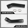 G-PLUS Rear Fuel Tank Fill Hose Compatible with Ford Bronco 1980-1996#F4110 Black Rubber Hose
