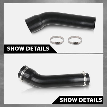 G-PLUS Rear Fuel Tank Fill Hose Compatible with Ford Bronco 1980-1996#F4110 Black Rubber Hose