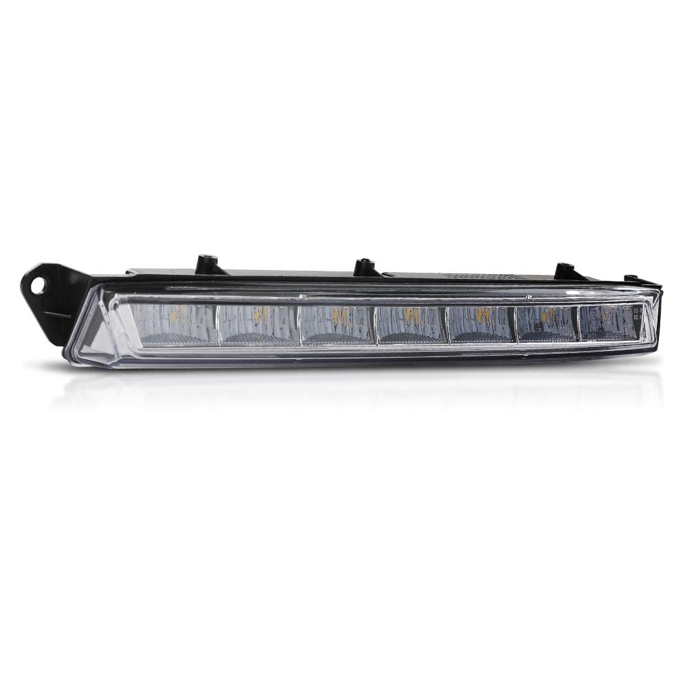 G-PLUS Left LED DRL Daytime Running Fog Light, Compatible with Benz GL-Class X164 GL320 GL350 GL450 GL550 ML63 X166 2007-2013, Driver Side, 1649060351