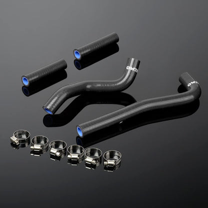 G-PLUS Silicone Radiator Coolant Hoses Kit Compatible With 2007-2012 Honda CRF150R CRF150 Black