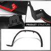 G-PLUS Fender Flare Wheel Arch Trim Molding Front LH Driver Compatible with LX RX350/RX450h (submodel: Base, F Sport) 2016-2019 756010E080, LX1291100 Black