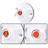 G-PLUS Tail Lights Assembly with Backup Lights Compatible with Chevy Corvette 1975 1976 1977 1978 1979 Tail Brake Lamps 4PCS 924028 Luces Traseras Rear Brake Lamps Assembly