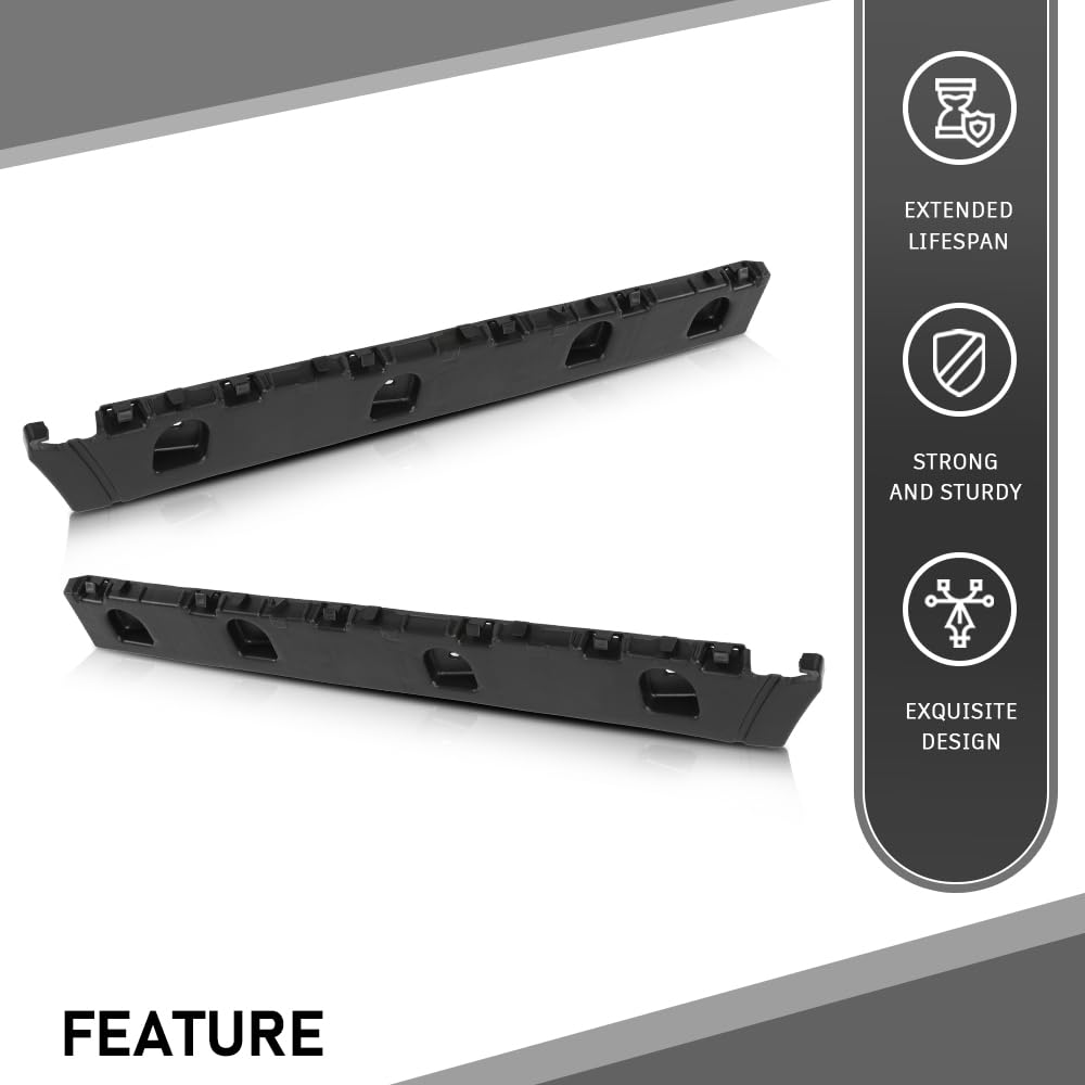 G-PLUS 2PCS Rear Bumper Guide Bracket, Compatible with Chevy Malibu 2016-2021, 84047940, 22976495