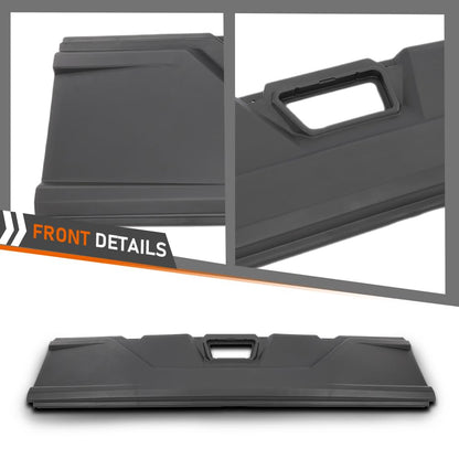 G-PLUS Rear Tailgate Cover Panel Compatible with Ford Ranger 1000 Diesel XP 900 570 2015-2020 Black