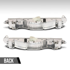 G-PLUS Front Bumper Turn Signal Light Pair for Porsche Cayenne 2008-2010 White Close-up View