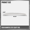 G-PLUS Rear Bumper Step Plate Scuff Pad Compatible with Benz X247 GLB250 2020-2024 A2478859800, A2478852106 Silver