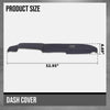 G-PLUS TPE Dash Cover DashBoard Compatible with Toyota Pickup 1979 1980 1981 1982 1983 Without Side Window Defrost Only Dark Blue