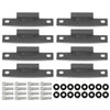 G-PLUS Body Side Door Hinge (8 Pack with 16pcs Screws) Compatible with M998 Humvee HMMWV 12338650 12340352-1 MS27183-10