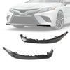 G-PLUS Front Bumper Black Lower Trim Molding set Compatible with 2018 2019 2020 Toyota Camry SE/XSE