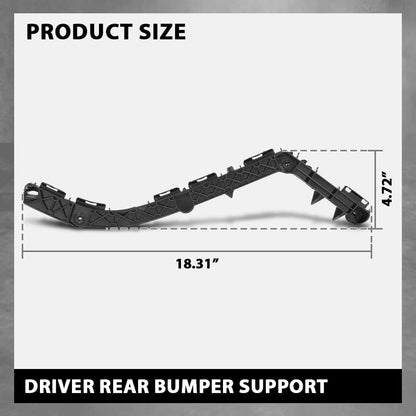 G-PLUS Bumper Support Driver Rear Compatible with LX GX460 2010-2021 5215660100, LX1142120, 52156 60100, 52156-60100 Black