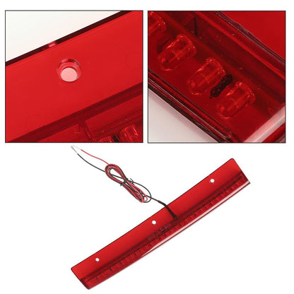 G-PLUS LED Third 3rd Brake Light Compatible with Chevy Camaro SS 5.7L V8 1998 1999 2000 2001 2002, High Mount Cargo Tail Stop Lamp, Red Lens Chrome Housing