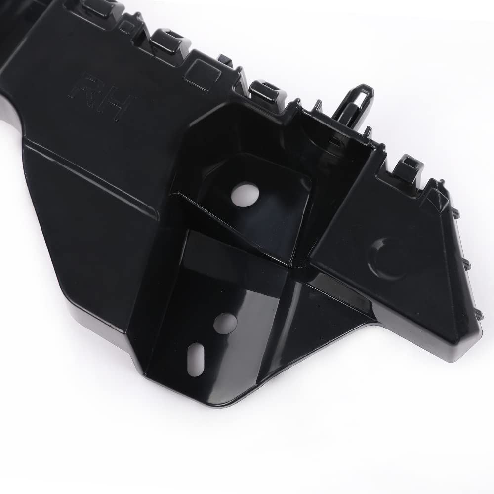 G-PLUS Black Front Bumper Mounting Retainer Bracket Left Right Pair Compatible with Chevy Trax 2017-2022 42566652 42566653 GM1042157 GM1043157