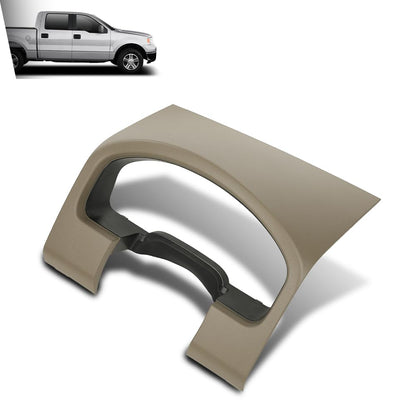 G-PLUS Dash Bezel Trim Instrument Cluster Cover Panel Compatible with Ford F150 2004-2008/Fit Lariat models Beige
