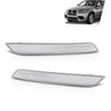 G-PLUS Pair Front Bumper Reflector Side Marker Lights, Compatible with BMW X6 E71 E72 2008-2014/ BMW X5M Only 2010-2013, LH Driver & RH Passenger Side 2PCS, White Lens, 63147187088, 63147187087
