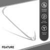 G-PlUS Front Bumper Lower Grille Trim Molding Chrome Fit LX ES250 2021-2024, ES300h ES350 2019-2024, Fit Model W/O F-sport Package Only LX1216106, 5312206090, 53122-06090, 53122 06090