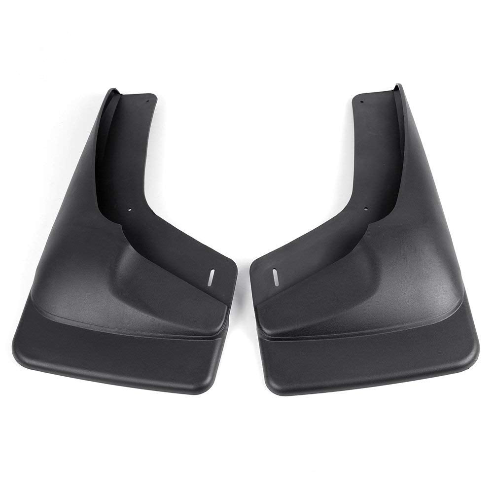 G-PLUS 4PCS Set Front Rear Molded Wheel Mudguard Compatible with 1999-2007 Silverado/Sierra 1500.2007-2014 Sierra 2500/3500 Mud Flaps Mud Guards Splash Kit