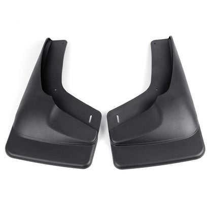 G-PLUS 4PCS Set Front Rear Molded Wheel Mudguard Compatible with 1999-2007 Silverado/Sierra 1500.2007-2014 Sierra 2500/3500 Mud Flaps Mud Guards Splash Kit