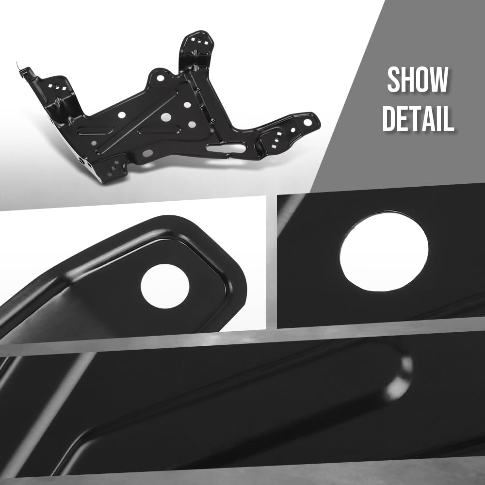 G-PLUS Right Fender Headlight Mounting Bracket Compatible with Porsche Cayenne 2015 2016 2017 2018 95850326000GRV, 958-503-260-00-GRV Black