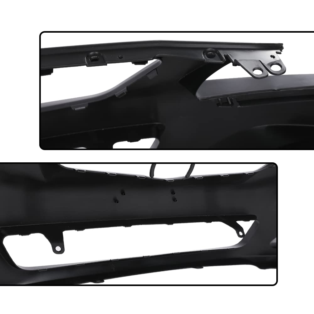 G-PLUS Front Bumper Cover Compatible with Toyota Corolla Sedan 2009 2010, Not Fit S/XRS Models, 615343423104 TO1000343 5211902990, Black Primered