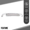 G-PLUS Rear Lower Bumper Skid Plate Cover Compatible with Benz GLK250 GLK350 2013-2014 Not Fit Models with AMG Style Bumpers or Tow Hitch Package 2048857423, 204 885 7423 Silver