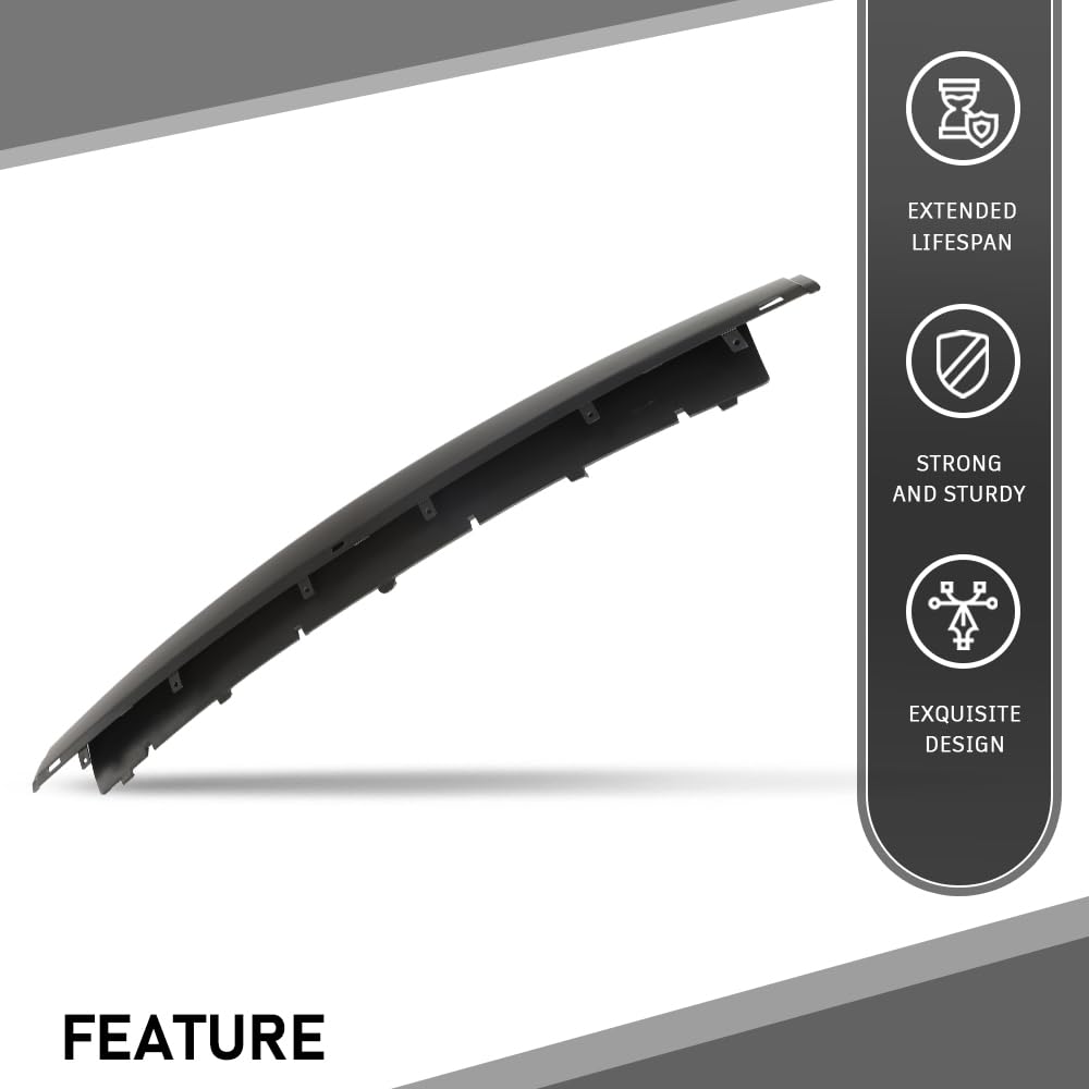G-PLUS Front Bumper Center Lower Air Deflector Spoiler Compatible with Land Rover Range Rover L322 2002-2009 DXJ500040