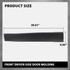 G-PLUS Front Driver Side Door Molding Compatible with Jeep Cherokee 2014-2018 Black 6VX67RXFAC
